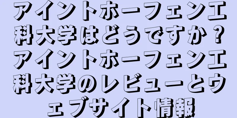 アイントホーフェン工科大学はどうですか？アイントホーフェン工科大学のレビューとウェブサイト情報