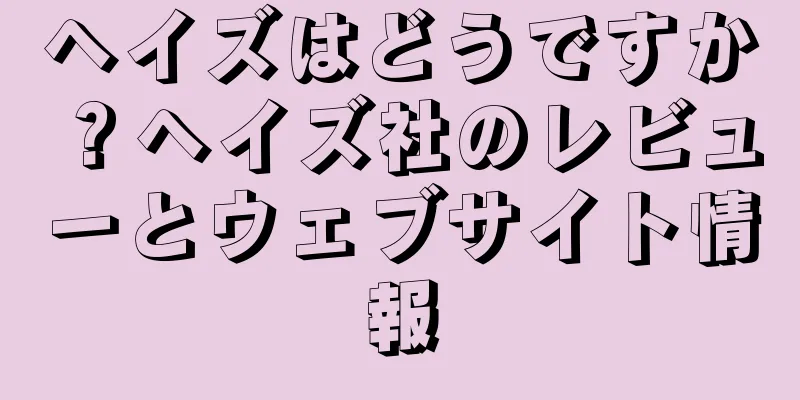 ヘイズはどうですか？ヘイズ社のレビューとウェブサイト情報