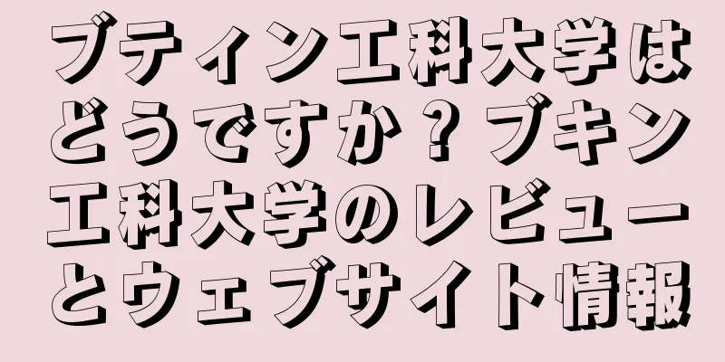 ブティン工科大学はどうですか？ブキン工科大学のレビューとウェブサイト情報