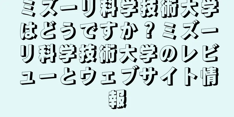 ミズーリ科学技術大学はどうですか？ミズーリ科学技術大学のレビューとウェブサイト情報