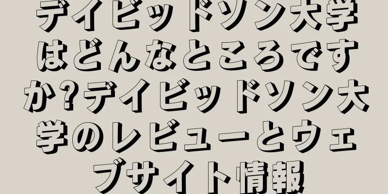 デイビッドソン大学はどんなところですか?デイビッドソン大学のレビューとウェブサイト情報