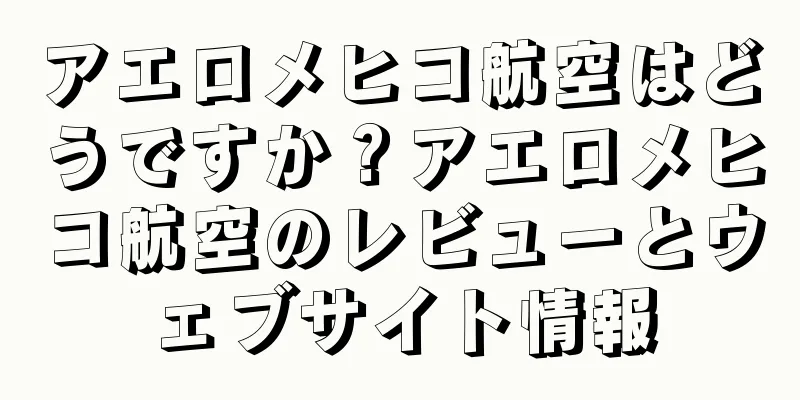 アエロメヒコ航空はどうですか？アエロメヒコ航空のレビューとウェブサイト情報