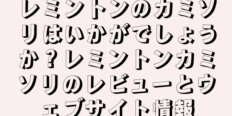 レミントンのカミソリはいかがでしょうか？レミントンカミソリのレビューとウェブサイト情報