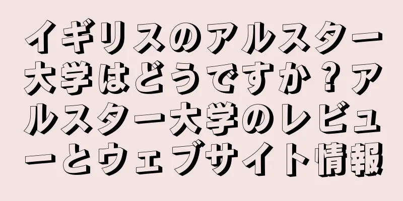 イギリスのアルスター大学はどうですか？アルスター大学のレビューとウェブサイト情報