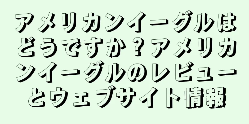 アメリカンイーグルはどうですか？アメリカンイーグルのレビューとウェブサイト情報
