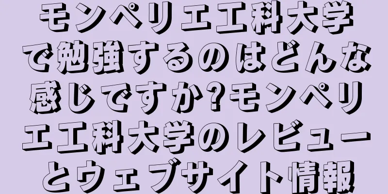 モンペリエ工科大学で勉強するのはどんな感じですか?モンペリエ工科大学のレビューとウェブサイト情報