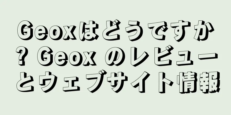 Geoxはどうですか? Geox のレビューとウェブサイト情報