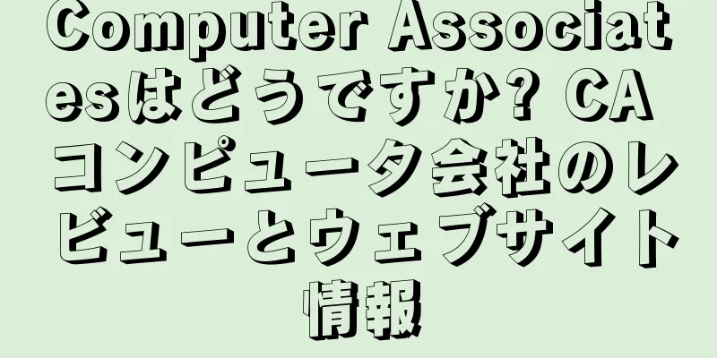 Computer Associatesはどうですか? CA コンピュータ会社のレビューとウェブサイト情報