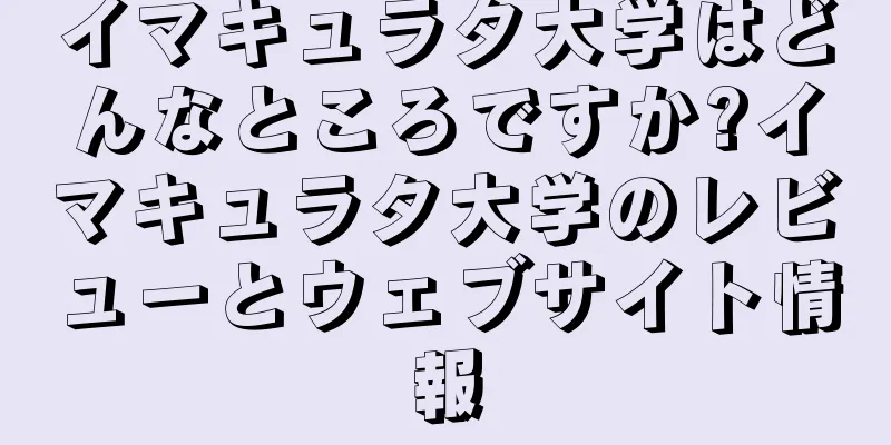 イマキュラタ大学はどんなところですか?イマキュラタ大学のレビューとウェブサイト情報