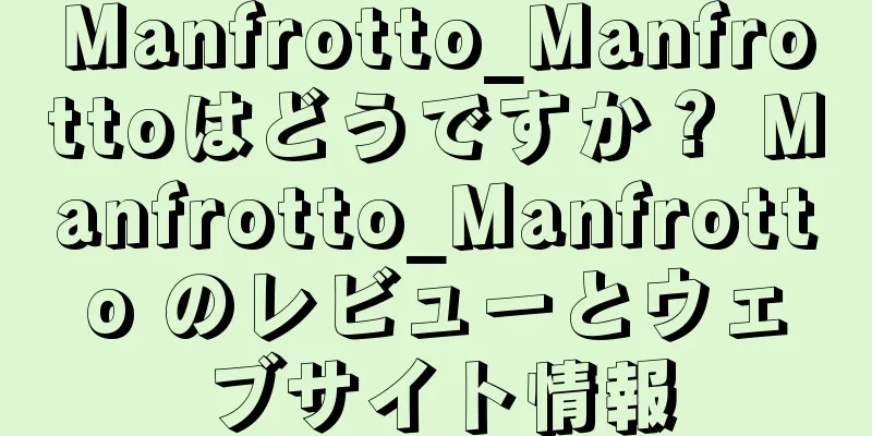 Manfrotto_Manfrottoはどうですか？ Manfrotto_Manfrotto のレビューとウェブサイト情報
