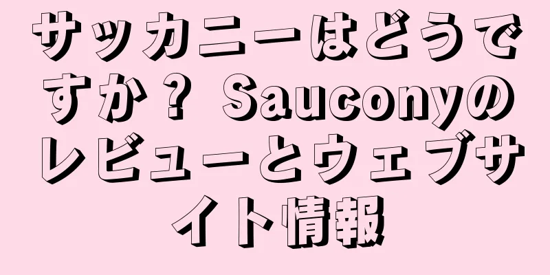 サッカニーはどうですか？ Sauconyのレビューとウェブサイト情報