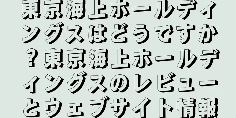 東京海上ホールディングスはどうですか？東京海上ホールディングスのレビューとウェブサイト情報