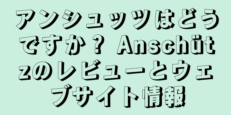 アンシュッツはどうですか？ Anschützのレビューとウェブサイト情報