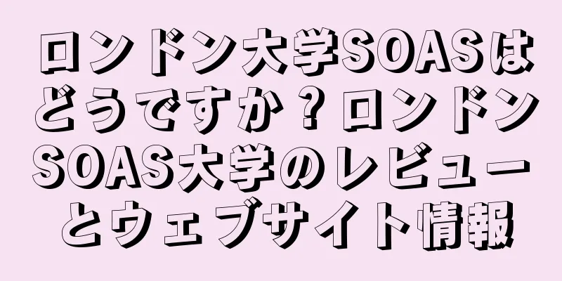 ロンドン大学SOASはどうですか？ロンドンSOAS大学のレビューとウェブサイト情報