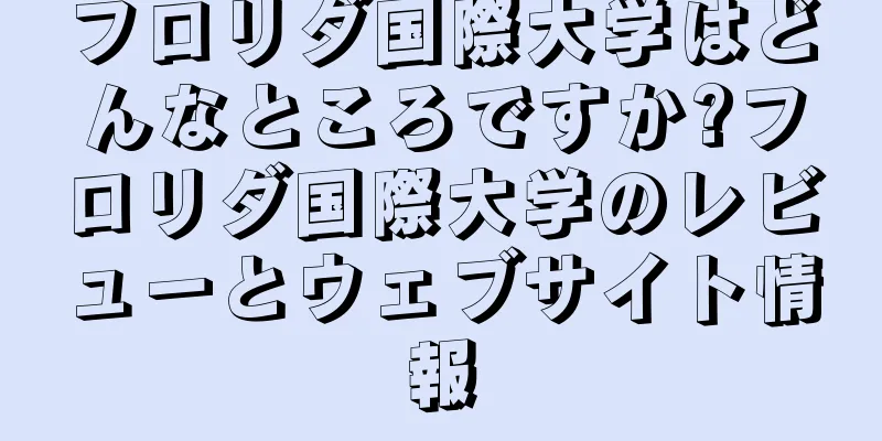 フロリダ国際大学はどんなところですか?フロリダ国際大学のレビューとウェブサイト情報
