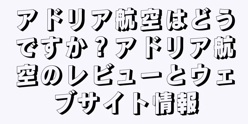 アドリア航空はどうですか？アドリア航空のレビューとウェブサイト情報
