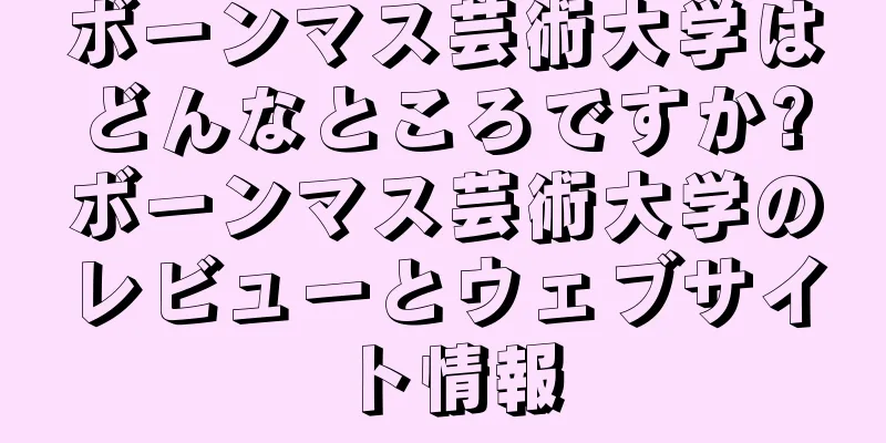ボーンマス芸術大学はどんなところですか?ボーンマス芸術大学のレビューとウェブサイト情報
