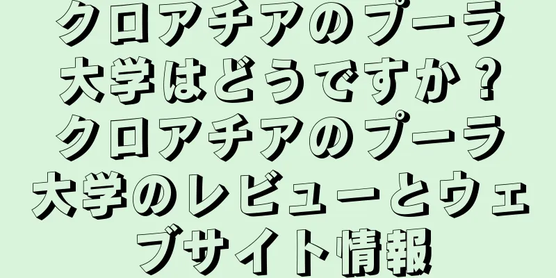クロアチアのプーラ大学はどうですか？クロアチアのプーラ大学のレビューとウェブサイト情報
