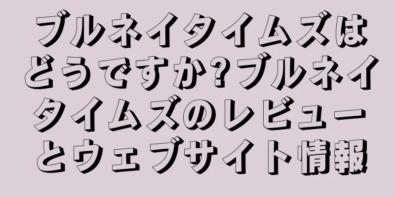 ブルネイタイムズはどうですか?ブルネイタイムズのレビューとウェブサイト情報