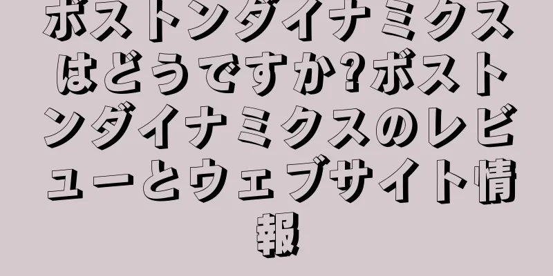 ボストンダイナミクスはどうですか?ボストンダイナミクスのレビューとウェブサイト情報