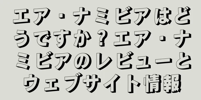 エア・ナミビアはどうですか？エア・ナミビアのレビューとウェブサイト情報