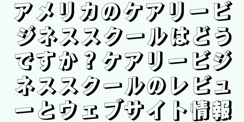 アメリカのケアリービジネススクールはどうですか？ケアリービジネススクールのレビューとウェブサイト情報