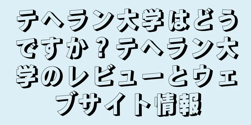 テヘラン大学はどうですか？テヘラン大学のレビューとウェブサイト情報