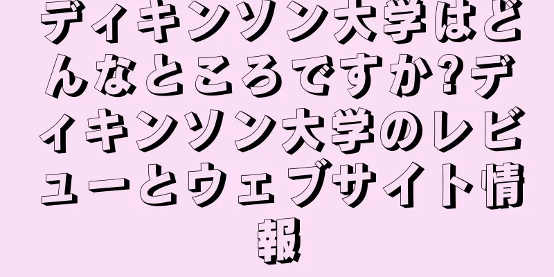 ディキンソン大学はどんなところですか?ディキンソン大学のレビューとウェブサイト情報