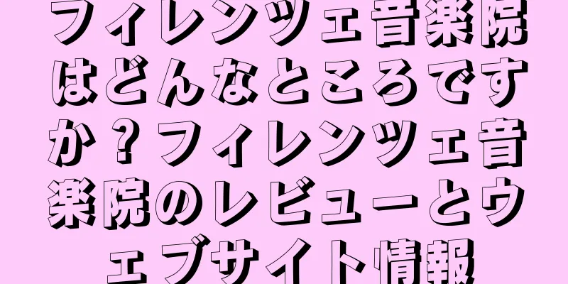 フィレンツェ音楽院はどんなところですか？フィレンツェ音楽院のレビューとウェブサイト情報