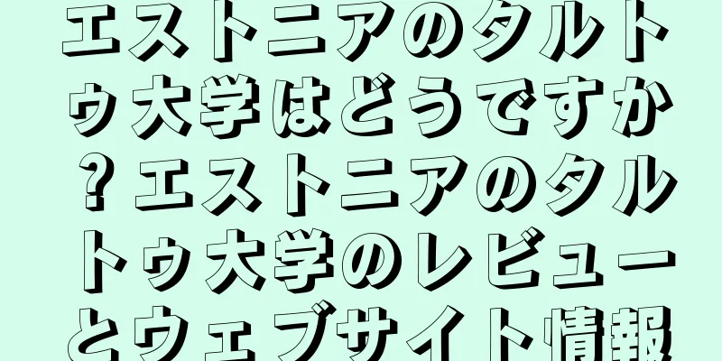 エストニアのタルトゥ大学はどうですか？エストニアのタルトゥ大学のレビューとウェブサイト情報