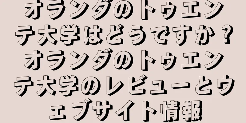 オランダのトゥエンテ大学はどうですか？オランダのトゥエンテ大学のレビューとウェブサイト情報