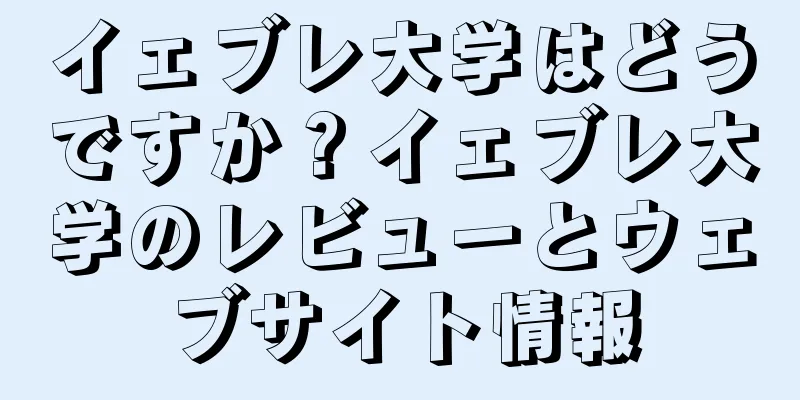 イェブレ大学はどうですか？イェブレ大学のレビューとウェブサイト情報