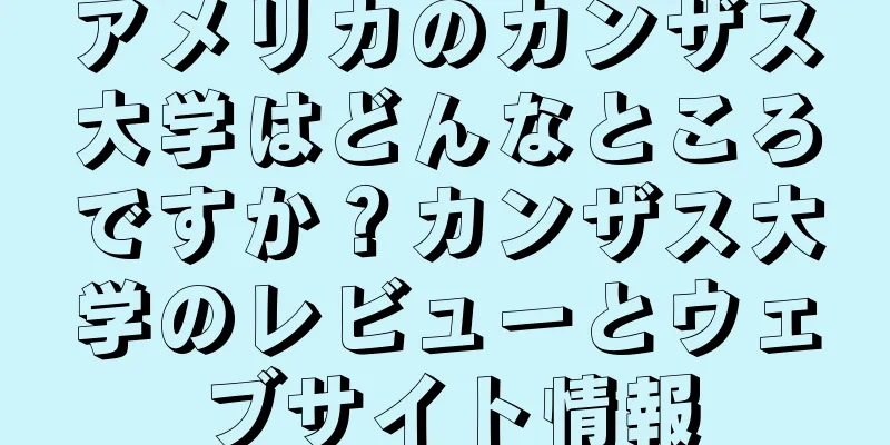 アメリカのカンザス大学はどんなところですか？カンザス大学のレビューとウェブサイト情報
