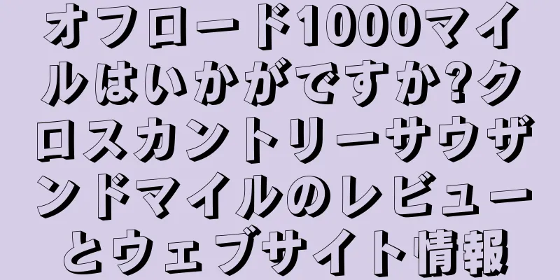オフロード1000マイルはいかがですか?クロスカントリーサウザンドマイルのレビューとウェブサイト情報