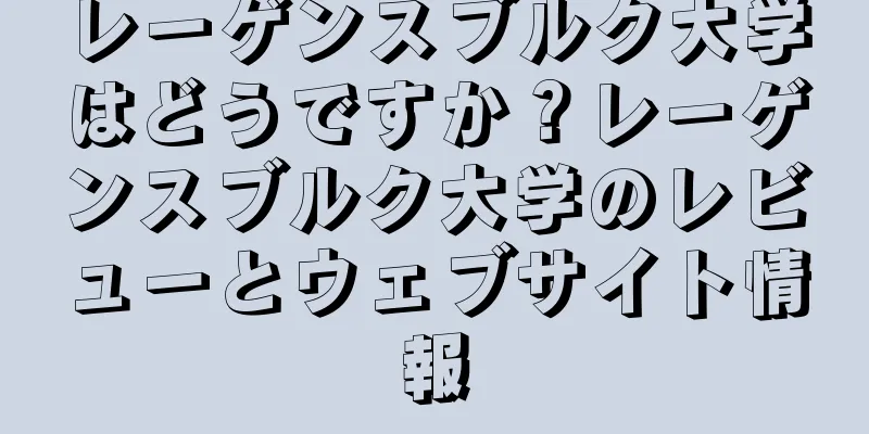 レーゲンスブルク大学はどうですか？レーゲンスブルク大学のレビューとウェブサイト情報