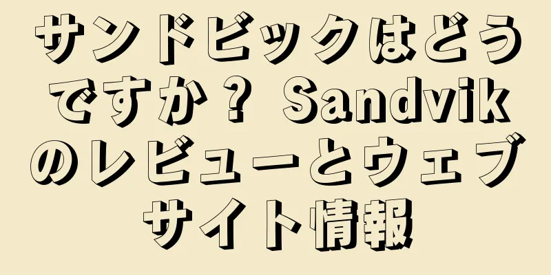 サンドビックはどうですか？ Sandvikのレビューとウェブサイト情報