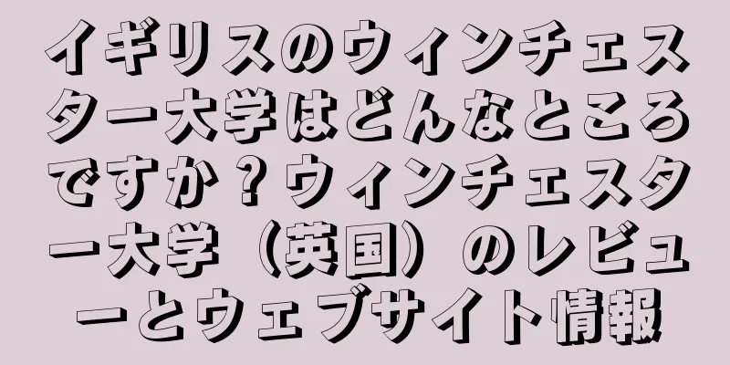 イギリスのウィンチェスター大学はどんなところですか？ウィンチェスター大学（英国）のレビューとウェブサイト情報