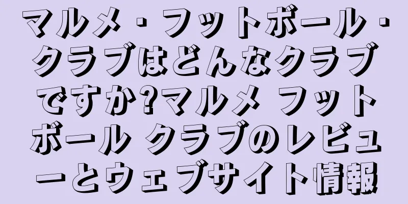 マルメ・フットボール・クラブはどんなクラブですか?マルメ フットボール クラブのレビューとウェブサイト情報