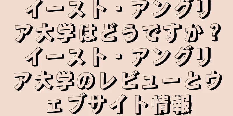イースト・アングリア大学はどうですか？イースト・アングリア大学のレビューとウェブサイト情報