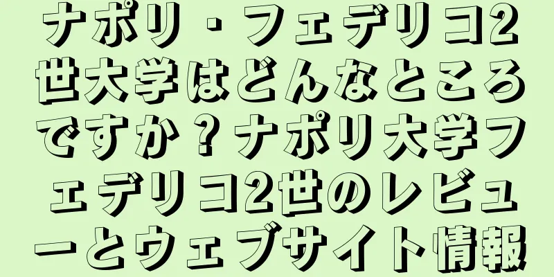 ナポリ・フェデリコ2世大学はどんなところですか？ナポリ大学フェデリコ2世のレビューとウェブサイト情報