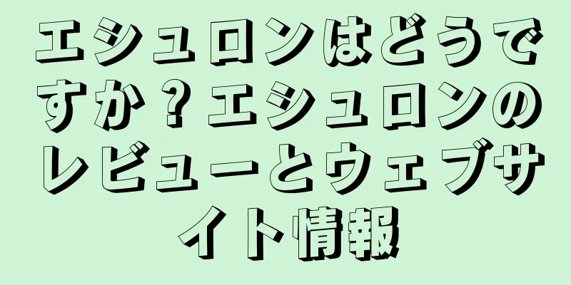 エシュロンはどうですか？エシュロンのレビューとウェブサイト情報