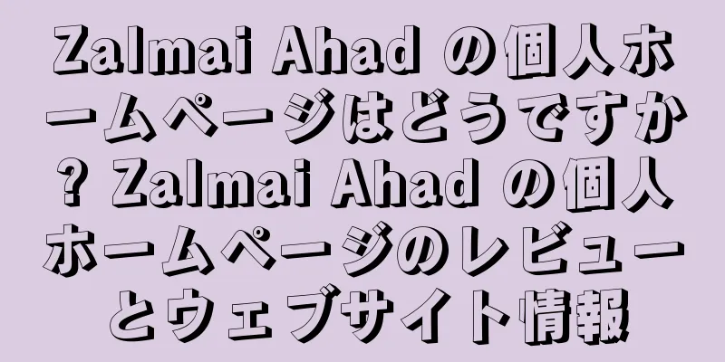 Zalmai Ahad の個人ホームページはどうですか? Zalmai Ahad の個人ホームページのレビューとウェブサイト情報