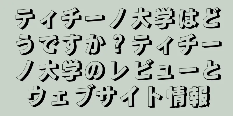 ティチーノ大学はどうですか？ティチーノ大学のレビューとウェブサイト情報