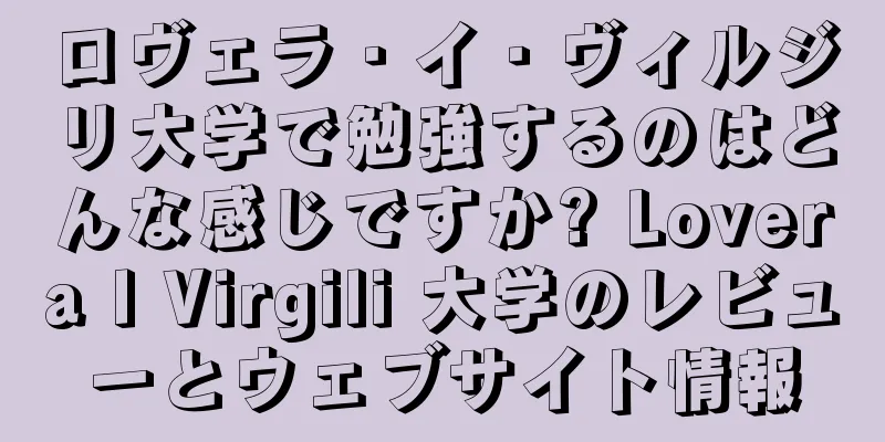 ロヴェラ・イ・ヴィルジリ大学で勉強するのはどんな感じですか? Lovera I Virgili 大学のレビューとウェブサイト情報