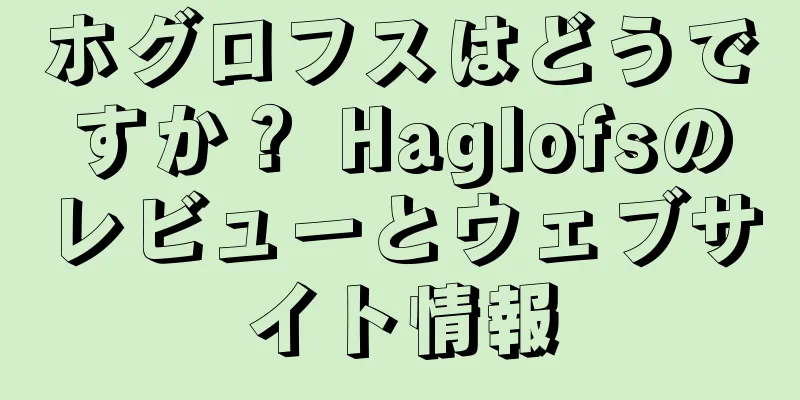 ホグロフスはどうですか？ Haglofsのレビューとウェブサイト情報