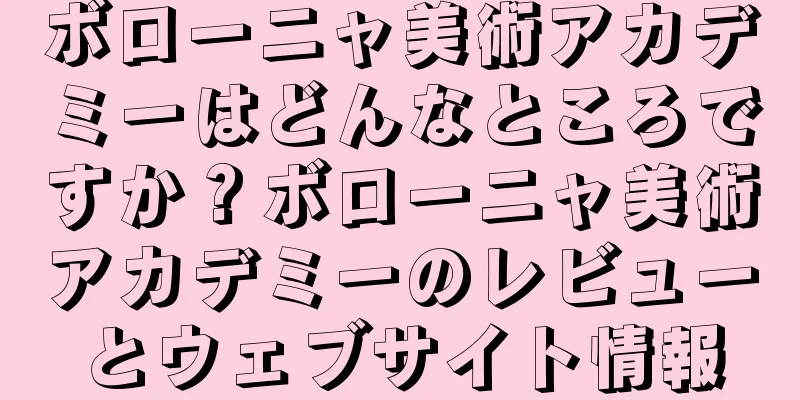 ボローニャ美術アカデミーはどんなところですか？ボローニャ美術アカデミーのレビューとウェブサイト情報