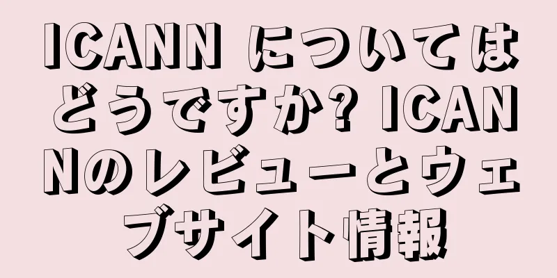 ICANN についてはどうですか? ICANNのレビューとウェブサイト情報