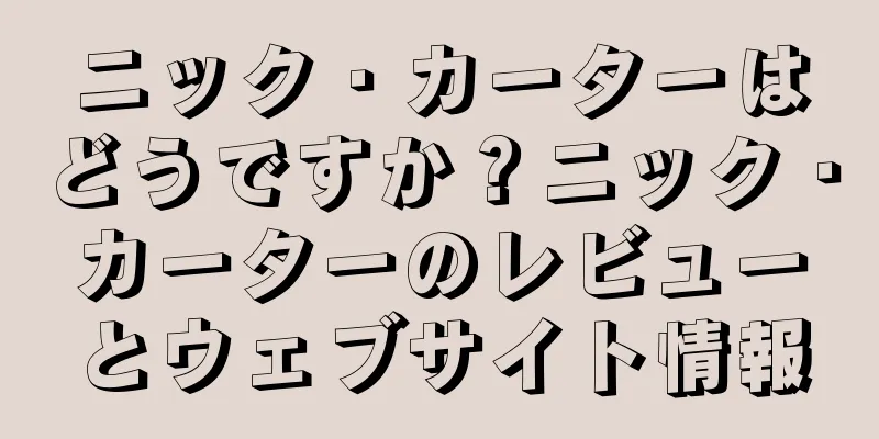 ニック・カーターはどうですか？ニック・カーターのレビューとウェブサイト情報