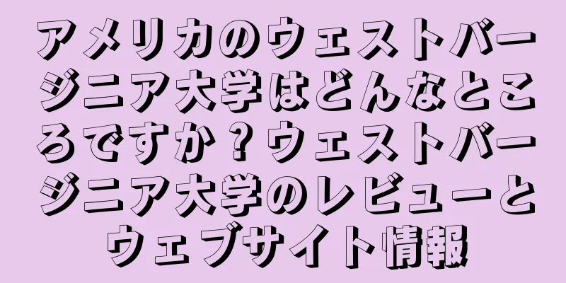 アメリカのウェストバージニア大学はどんなところですか？ウェストバージニア大学のレビューとウェブサイト情報