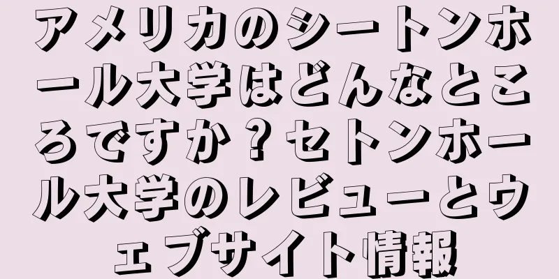 アメリカのシートンホール大学はどんなところですか？セトンホール大学のレビューとウェブサイト情報